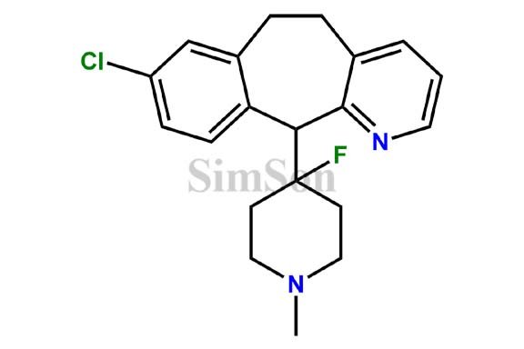 8-chloro-11-(4-fluoro-1-methylpiperidin-4-yl)-6,11-dihydro-5H-benzo[5,6]cyclohepta[1.2`b]pyridine