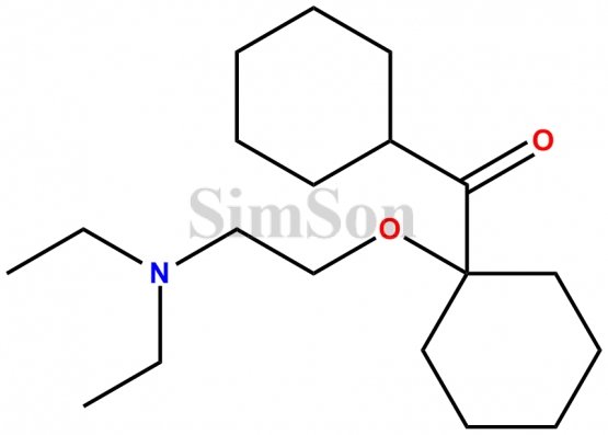 cyclohexyl(1-(2-(diethylamino)ethoxy)cyclohexyl)methanone