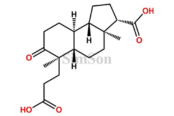 17beta-Carboxy-5-oxo-A-nor-3,5-secoandrostan-3-oic Acid