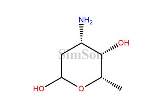 (4S,5S,6S)-4-amino-6-methyltetrahydro-2H-pyran-2,5-diol
