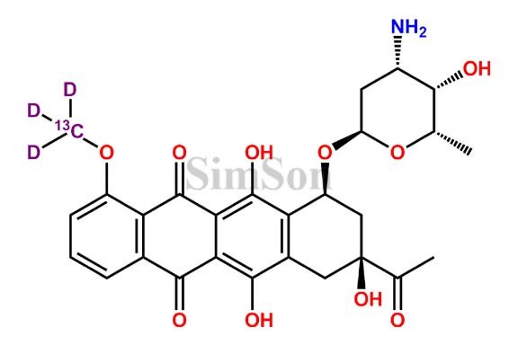 Daunorubicin-13C-D3
