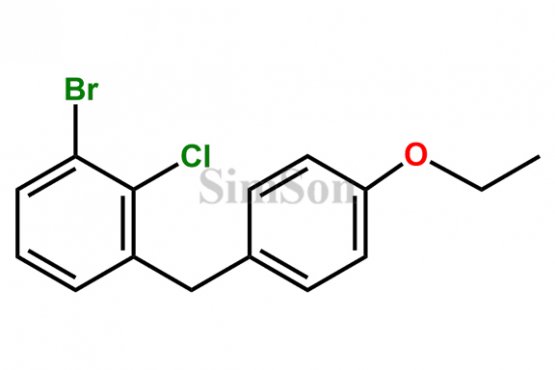 1-bromo-2-chloro-3-(4-ethoxybenzyl)benzene