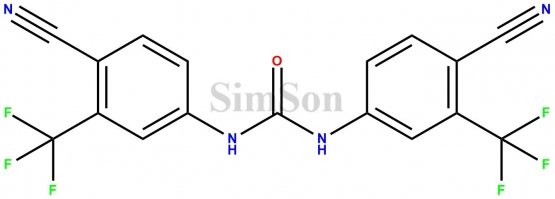 1,3-bis(4-cyano-3-(trifluoromethyl)phenyl)urea