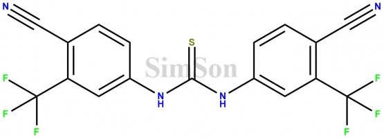 1,3-bis(4-cyano-3-(trifluoromethyl)phenyl)thiourea