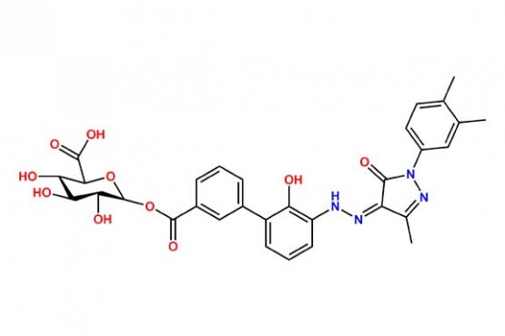 Eltrombopag acyl-beta-D-glucuronide
