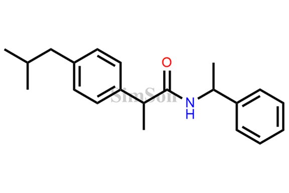 N-(1-Phenylethyl) Ibuprofen Amide