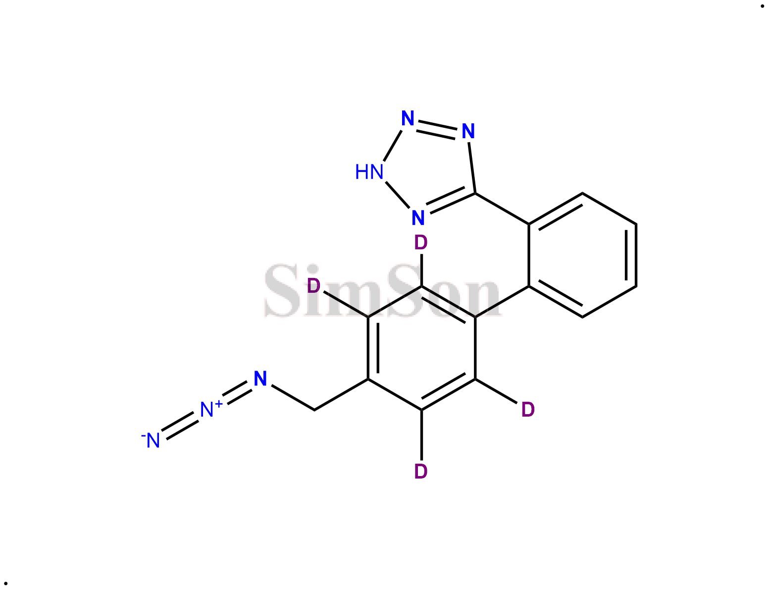 5-[4`-(Azidomethyl)[1,1`-biphenyl]-2-yl]-2H-tetrazole-D4