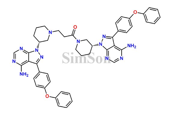 1,3-bis((R)-3-(4-amino-3-(4-phenoxyphenyl)-1Hpyrazolo[3,4-d]pyrimidin-1-yl)piperidin-1-yl)propan-1-one