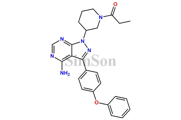 rac-N-Desacryloyl N-Propionyl Ibrutinib