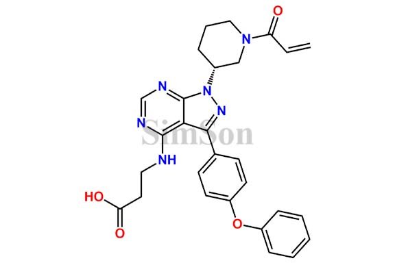 N6-(2-Carboxyethyl) Ibrutinib