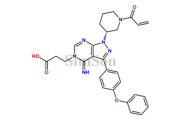 N1-(2-Carboxyethyl) Ibrutinib