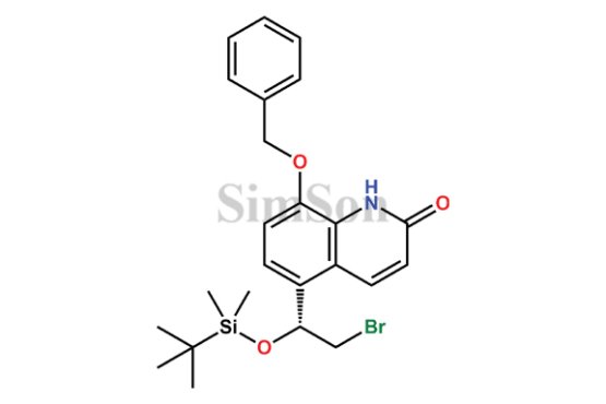[(R)-8-(benzyloxy)-5-(2-bromo-1-((tert-butyl dimethylsilyl) oxy) ethyl) quinolin-2(1H)-one]
