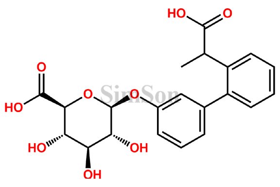 Ketoprofen Acyl-beta-D-glucuronide (Mixture of Diastereomers)