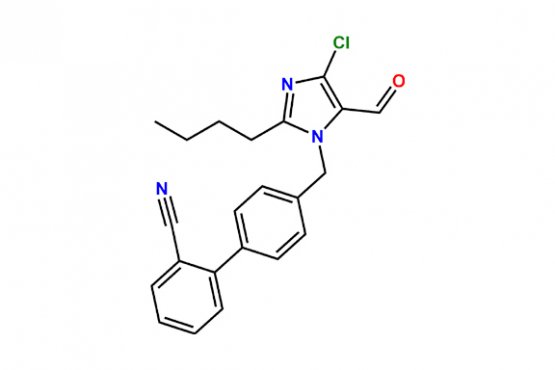 4`-[(2-Butyl-4-chloro-5-formyl-1H-imidazol-1-yl)methyl]-[1,1`-Biphenyl]-2-carbonitrile