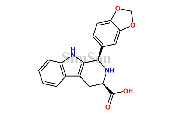 (1R,3R)-1-(benzo[d][1,3]dioxol-5-yl)-2,3,4,9-tetrahydro-1H-pyrido[3,4-b]indole-3-carboxylic acid